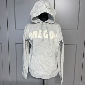 Nike Oregon Hoodie Sweatshirt‎ Pullover Small  Gray Spellout Swoosh Athleisure